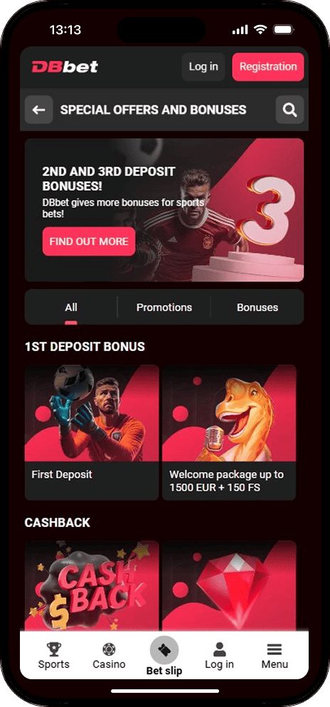 DBbet bonuslar