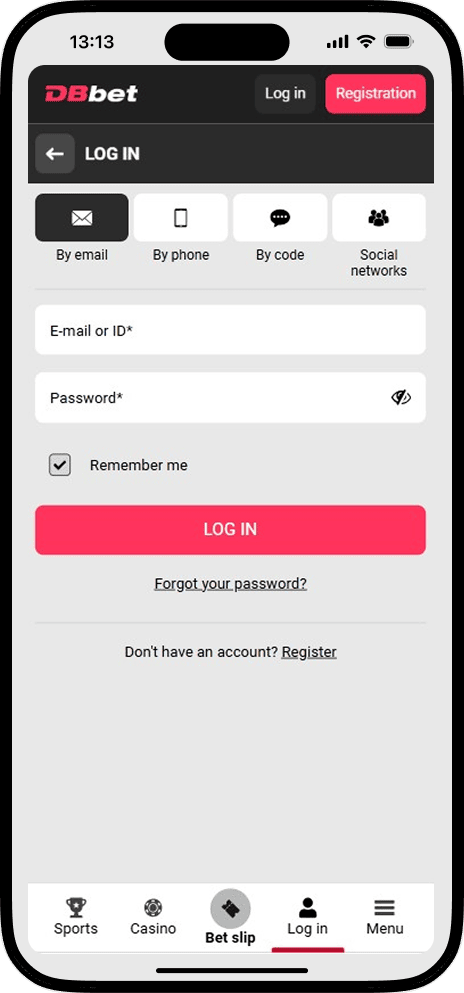 DBbet App Login